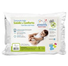 Travesseiro Saúde e Conforto Íons de Prata 4271 - Fibrasca