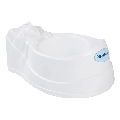 Troninho Gatinho 8918 - Plastibaby Branco