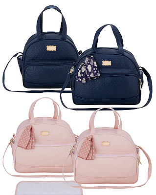 Bolsa Maternidade Luxo Delicate 3pçs 0986 - Espera Feliz