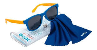 Óculos de Sol Com Proteção UV Azul Amarelo 3-5 Anos 17539 - Buba
