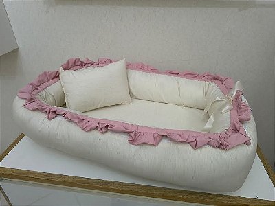 Ninho Redutor Premium Nany 2038 Com Almof. Linho - Mariana Baby