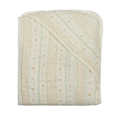 Toalha de Banho Soft Encantos Com Capuz Estampada 80 x 80 Cm 1430 - Papi