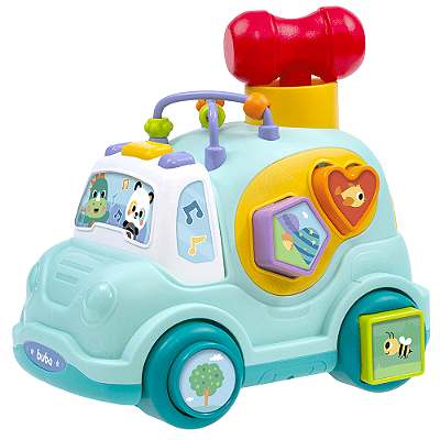 Carrinho de Atividades Zoo + 12 M 18789 - Buba