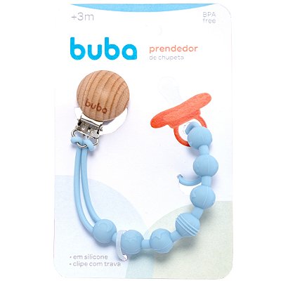 Prendedor de chupeta em silicone 1866 - Buba