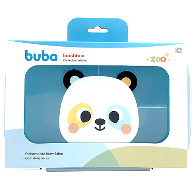 Lunchbox com divisórias zoo - Buba