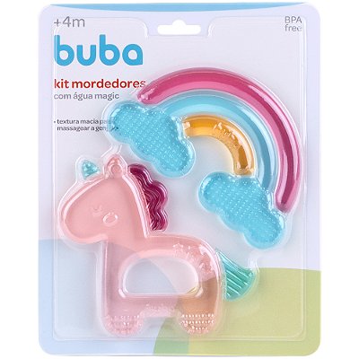 kit mordedor com água magic unicórnio - Buba