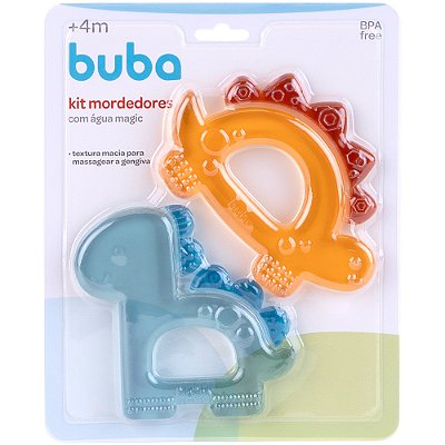 kit mordedores com água magic dino - Buba