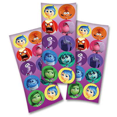 ADESIVO REDONDO DIVERTIDAMENTE