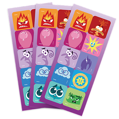 ADESIVO QUADRADO DIVERTIDAMENTE 2