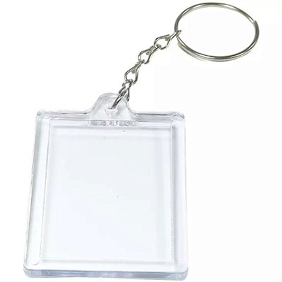 50 Chaveiro Acrilico 3x4 50 Unidades
