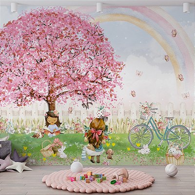 Papel de Parede Infantil Meninas