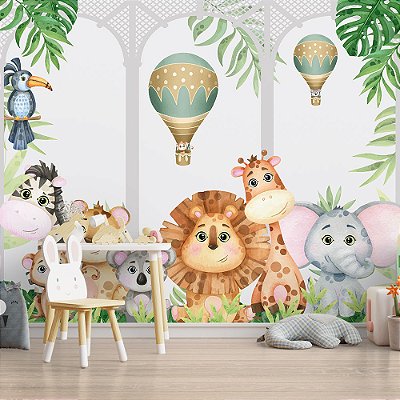 Papel de Parede Infantil Safari AL 22
