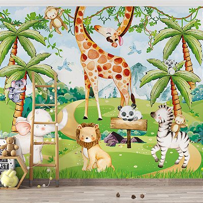 Papel de Parede Infantil Safari AL 31