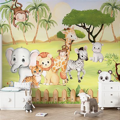 Papel de Parede Infantil Safari AL 40