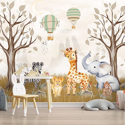 Papel de Parede Infantil Safari AL 59