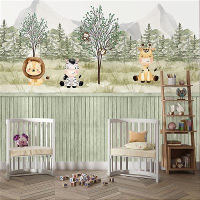 Papel de Parede Infantil Safari AL 67