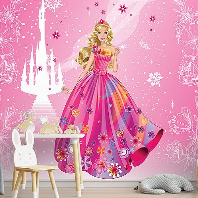 Papel de Parede infantil Barbie AL 2