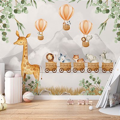 Papel de Parede Infantil Safari AL 89