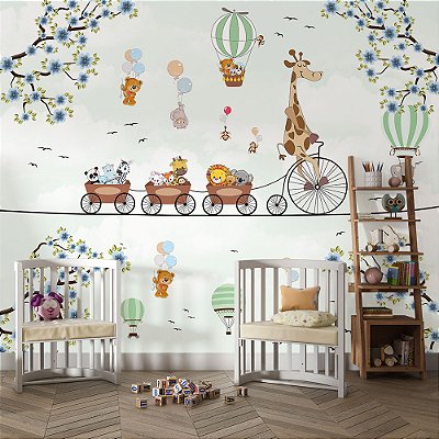 Papel de Parede Infantil Safari AL 99