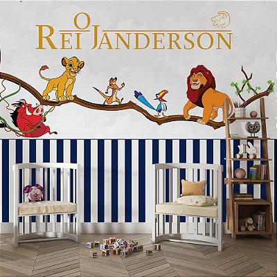 Papel de Parede Infantil Rei Leão AL 01