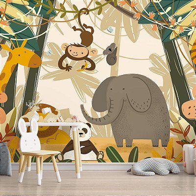 Papel de Parede Infantil Safari AL 117
