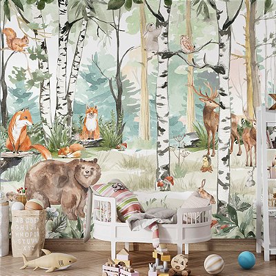 Papel de Parede Infantil Safari AL 125