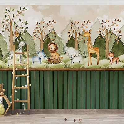 Papel de Parede Infantil Safari AL 135