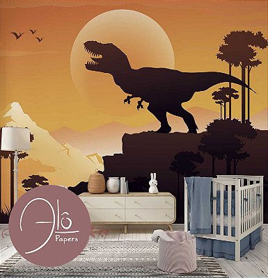 Adesivo de Parede Infantil Dinossauros Baby - Modelo Exclusivo