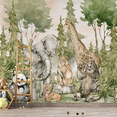 Papel de Parede Infantil Safari AL 145