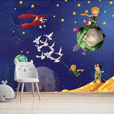 Papel de Parede Infantil O Pequeno Príncipe AL 02