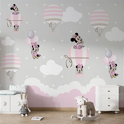 Papel de Parede infantil turma da minnie AL16