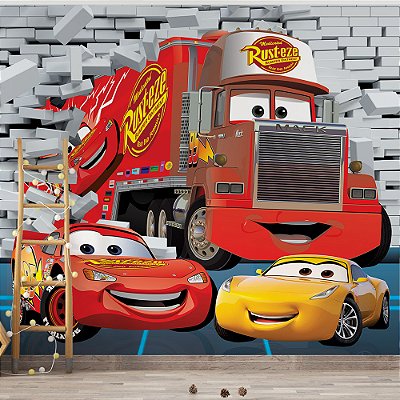 Papel de Parede Infantil Carros da Disney AL 02