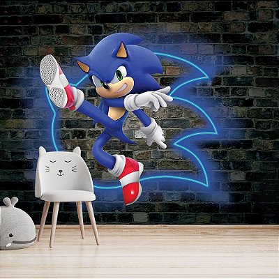 Papel de Parede Infantil Sonic AL 02