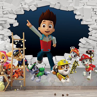 Papel de Parede Infantil Patrulha Canina AL 02