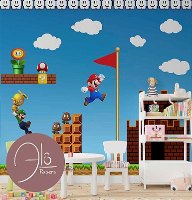 Papel de Parede Infantil Super Mario AL 02