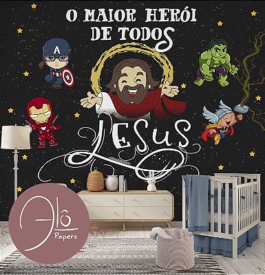 Papel de Parede Infantil Jesus AL 02