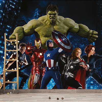 Papel de Parede Infantil Os Vingadores AL 07