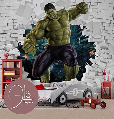 Papel de Parede Infantil Hulk AL 02
