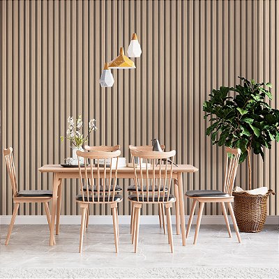 Papel de parede ripado madeira pinus AL9