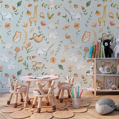 Papel de parede natureza plantas e animais divertidos
