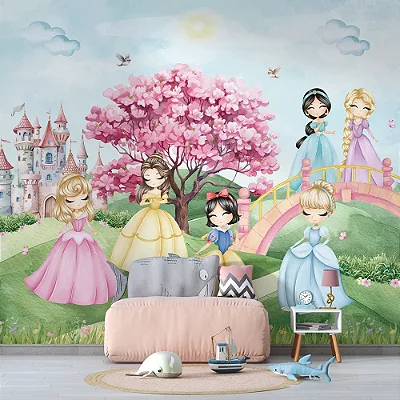 Jardim Encantado Princesas da Disney AL 02 - Oferta Única - 2,5m(L) x 2,6m(A)