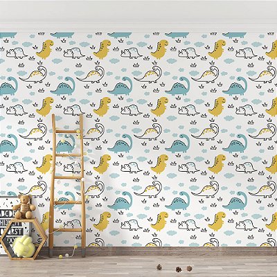 Papel de Parede infantil dinossauro