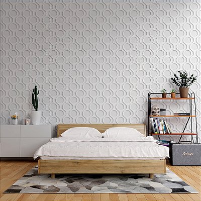 Papel de Parede Círculos 3D - 3