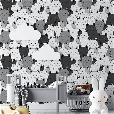 Papel de Parede Diversos Gatinhos