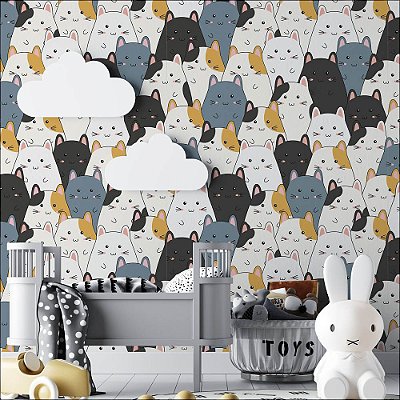 Papel de Parede Diversos Gatinhos