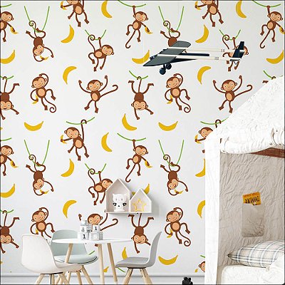 Papel de Parede Macaquinhos