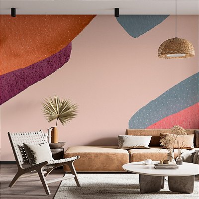 Papel de Parede Painel Fotográfico Formas Abstratas