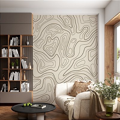 Papel de Parede Painel Fotográfico Formas Abstratas