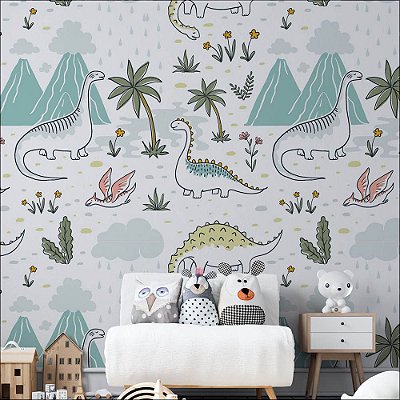 Papel de Parede Dinossauros Gigantes