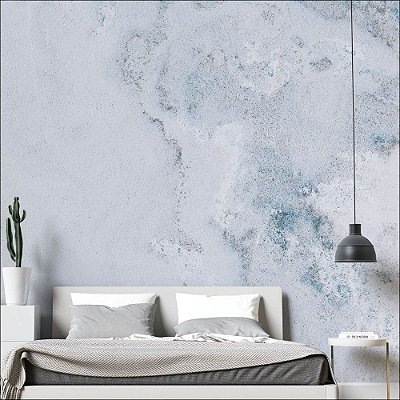 Papel de Parede Mármore Azul